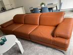 Natuzzi 3 zit hoogwaardig leer, Huis en Inrichting, Ophalen, Zo goed als nieuw, Leer