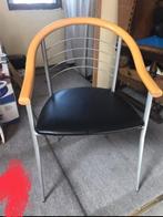 Keukenstoelen, Huis en Inrichting, Stoelen, Ophalen, Metaal, Zwart, Zo goed als nieuw