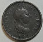 AV-VALUTA ENGELAND KM #663 „PENNY GEORGE III” UIT 1806, Ophalen of Verzenden, Losse munt, Overige landen