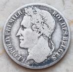 1 Franc 1833 (Gelauwerd) Leopold I / Zeer zeldzaam !!, Argent, Enlèvement ou Envoi, Monnaie en vrac, Argent
