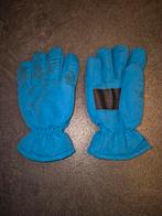 felblauwe warme kinderhandschoenen met plekjes, Ophalen, Gebruikt, Jongen of Meisje, Handschoenen