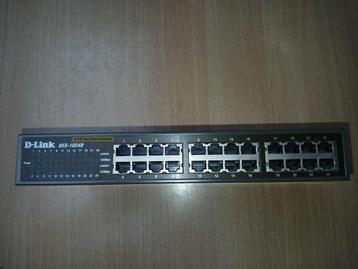 D-Link 24-poorts 10/100 Mbps Ethernet-switch beschikbaar voor biedingen