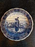 Vintage Delfts Blauw Chemkefa wandbord, Ophalen