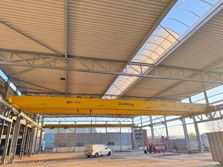 Bovenloopkraan Demag 26.000 mm / 2x5t / 2007 / Izgst, Doe-het-zelf en Bouw, Lieren en Takels, Gebruikt, Elektrisch, Ophalen