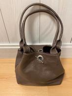 handtas bruin leer, Handtassen en Accessoires, Tassen | Damestassen, Ophalen of Verzenden, Nieuw, Bruin, Handtas