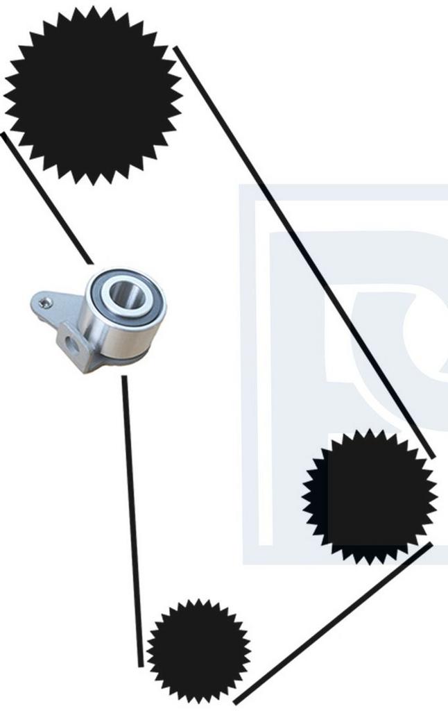 Volvo distributieriem 760 740 940 240 diesel d24 en turbo di, Autos : Pièces & Accessoires, Autres pièces automobiles, Audi, Volkswagen