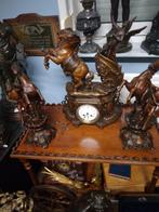 Klok stel 3delig 57cm hoog, 50cm br, Ophalen