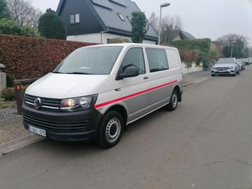 VW T6 Double cabine 12500€ +TVA/BTW, Autos, 75 kW, Particulier, Tissu, 4 cylindres