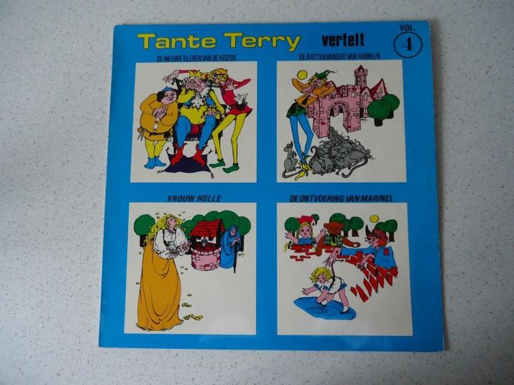 Sprookjes LP van Tante Terry vertelt Sprookjes Volume 4, Cd's en Dvd's, Vinyl | Kinderen en Jeugd, Gebruikt, Verhaal of Sprookje
