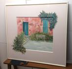Prachtig groot formaat kunstwerk schilderij J.Thiels, Ophalen of Verzenden