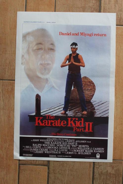 filmaffiche The Karate kid 2 1986 filmposter, Verzamelen, Posters, Zo goed als nieuw, Film en Tv, A1 t/m A3, Rechthoekig Staand