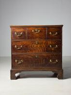 Engelse Ladekast 18e eeuw eiken antiek, Enlèvement, Comme neuf