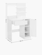 Make-up tafel + krukje, Huis en Inrichting, Ophalen, Nieuw, Hout