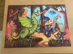 Puzzle Djeco - Le chevalier au dragon - 36 pièces - +4, Ophalen, Zo goed als nieuw