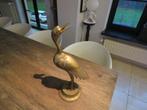 Vintage kraanvogel messing jaren 70, Antiek en Kunst, Ophalen of Verzenden