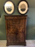 Antiek Klepsecretaire Empire/Biedemeier stijl., Antiek en Kunst, Antiek | Meubels | Kasten, Ophalen