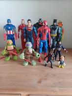 12 actie figuren Marvel-Fortnite-Batman e.a zie beschrijving, Ophalen, Gebruikt