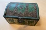 Vintage  Joli  boîte coffret décoratif en métal, Enlèvement ou Envoi, Utilisé