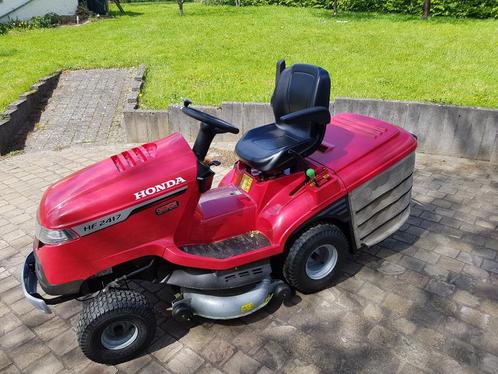 Tracteur-tondeuse autoporté HONDA HF 2417 HM Premium, Tuin en Terras, Zitmaaiers, Gebruikt, 90 tot 120 cm, Elektrische starter