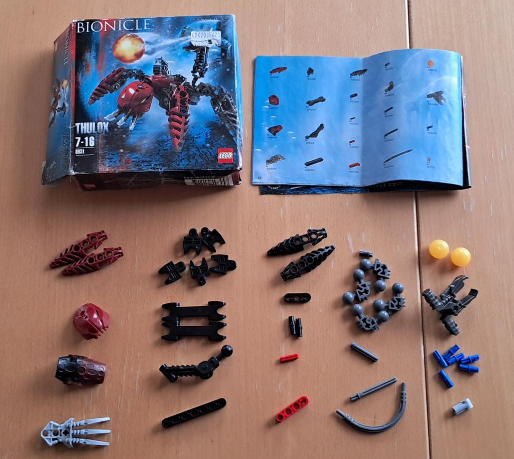 LEGO Bionicle 8931 Thulox, Ophalen of Verzenden, Gebruikt, Lego