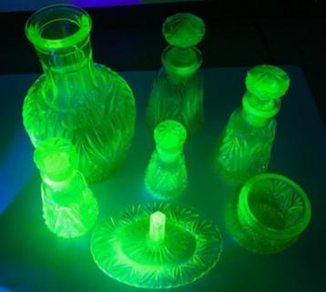 Uranium Anna groen glas Ouraline 8 st✨😎💎👀🎁👌 beschikbaar voor biedingen