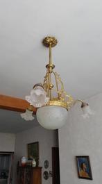 Lustre ancien, Huis en Inrichting, Lampen | Kroonluchters, Ophalen, Gebruikt, Glas