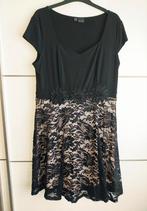 Jurk met bloemen-kant, Kleding | Dames, Ophalen of Verzenden, Zo goed als nieuw, Maat 42/44 (L)