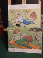 2 ex-librissen kiekeboe reeks : gesigneerd Merho. 100 ex., Verzamelen, Ophalen of Verzenden, Overige figuren, Zo goed als nieuw