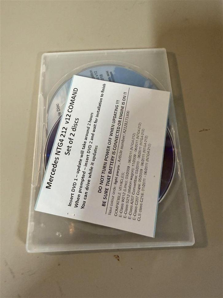 Mercedes Navigatie DVD NTG 4-212 2018 - V12, Auto diversen, Auto-accessoires, Zo goed als nieuw, Ophalen of Verzenden
