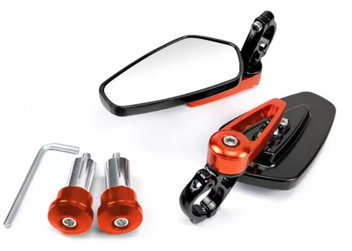 Brommer / moto spiegels links+rechts, Fietsen en Brommers, Brommers | Toebehoren, Nieuw, Ophalen