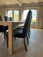 8 stoelen, Huis en Inrichting, Stoelen, Ophalen, Hout, Gebruikt, Zwart