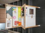 Houten speelkeukentje met accessoires, Kinderen en Baby's, Speelgoed | Buiten | Speelhuisjes, Ophalen, Gebruikt