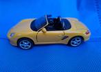 Welly Porsche Boxster S geel, Hobby en Vrije tijd, Modelauto's | 1:24, Ophalen of Verzenden, Gebruikt, Auto, Welly