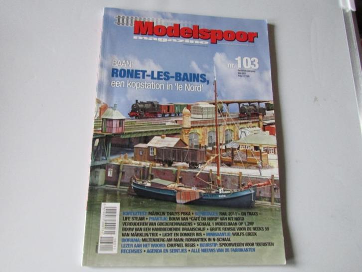 MODELSPOOR MAGAZINE, Hobby en Vrije tijd, Modeltreinen | H0, Zo goed als nieuw, Boek, Tijdschrift of Catalogus, Ophalen of Verzenden
