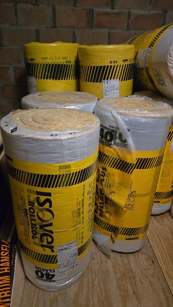 Isolatie te koop, Doe-het-zelf en Bouw, Isolatie en Afdichting, Nieuw, Dakisolatie, Glaswol, 12 cm of meer, Ophalen