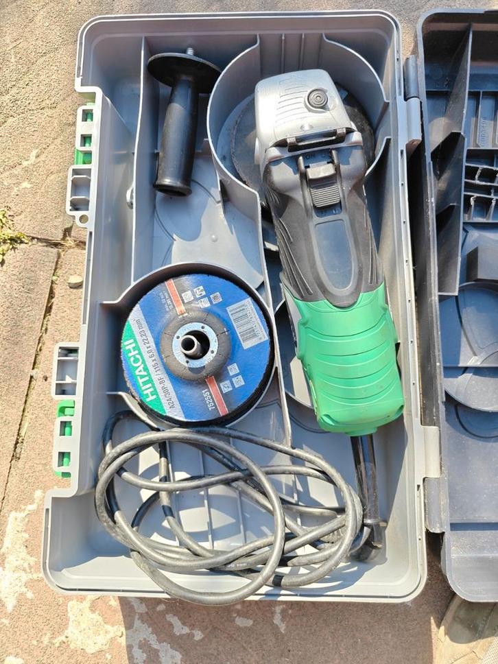 Hitachi 125 mm Slijpschijf, Doe-het-zelf en Bouw, Gereedschap | Slijpmachines, Zo goed als nieuw, Ophalen