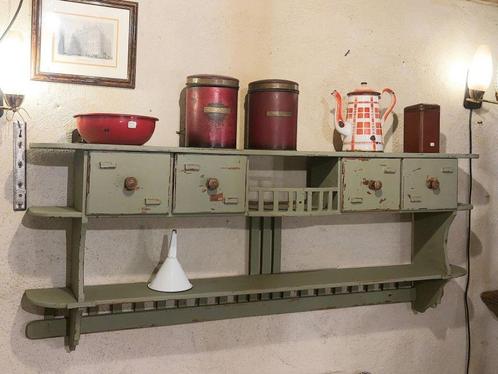 mooi groot keukenrek keukenschap met 4 lades, Antiek en Kunst, Curiosa en Brocante, Ophalen