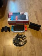 Nintendo Switch met accesoires, Ophalen, Zo goed als nieuw, Switch Original, Met games
