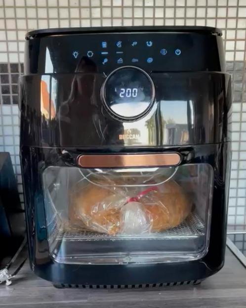 Multi airfryer Buccan zwart/roze goud, Elektronische apparatuur, Airfryers, Zo goed als nieuw, Airfryer, Ophalen