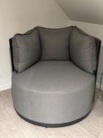 Luxe ronde lounge stoel, Ophalen, 100 tot 125 cm, Zo goed als nieuw, Metaal