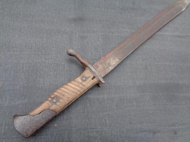 Keldervondst , S98/05 bajonet uit WO1, Verzamelen, Militaria | Algemeen, Landmacht, Mes of Dolk, Ophalen of Verzenden