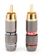 24 x Monster audio cable RCA plug  verguld 6€/2stuks nieuw, Ophalen of Verzenden, Nieuw, 10 meter of meer, Interlink-kabel