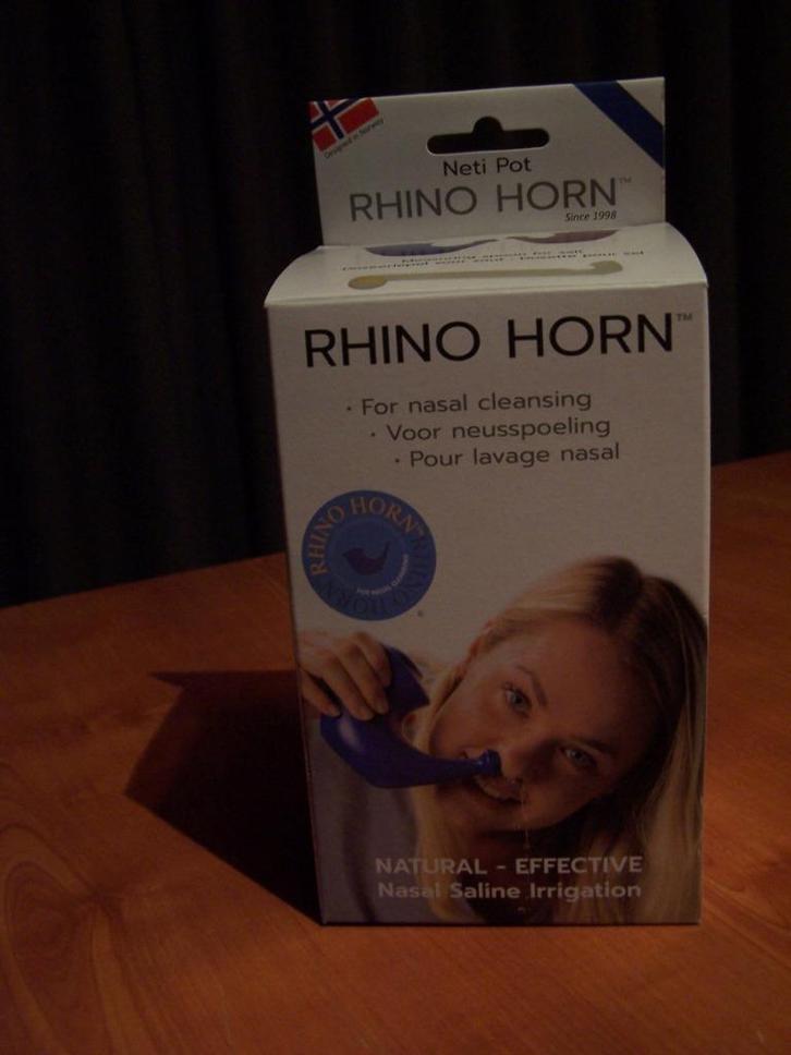 Neusspoeler (Rhino Horn), Boeken, Gezondheid, Dieet en Voeding, Zo goed als nieuw, Gezondheid en Conditie, Ophalen of Verzenden
