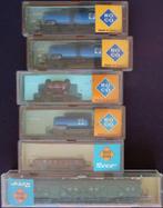 6 wagons Roco (02305S, 02332C, 2319, 2364B x 2, 02371A), Hobby en Vrije tijd, Modeltreinen | N-Spoor, Ophalen of Verzenden, Gebruikt