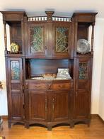 Vitrinekast, Ophalen, Eikenhout, 200 cm of meer, 150 tot 200 cm