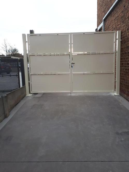 Barrière sur mesure, Tuin en Terras, Tuinpoorten, Nieuw, Draaipoort, Staal, Ophalen