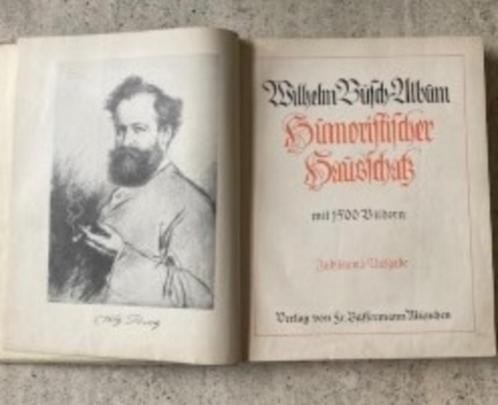 Wilhem Busch album (tekenfilms)1924, Boeken, Kunst en Cultuur | Beeldend, Gelezen, Schilder- en Tekenkunst, Ophalen of Verzenden