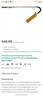 Polet onkruidbranders nieuw, Ophalen of Verzenden, Zo goed als nieuw