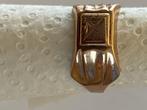 gouden zegelring, Gebruikt, 19 tot 20, Ophalen of Verzenden, Goud