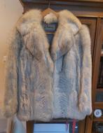 veste en pattes de renard argenté taille 40, Enlèvement, Porté, Taille 38/40 (M), Gris